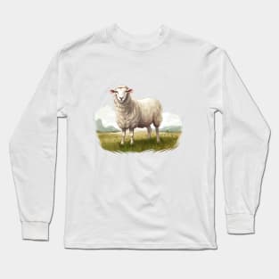 White Sheep Long Sleeve T-Shirt